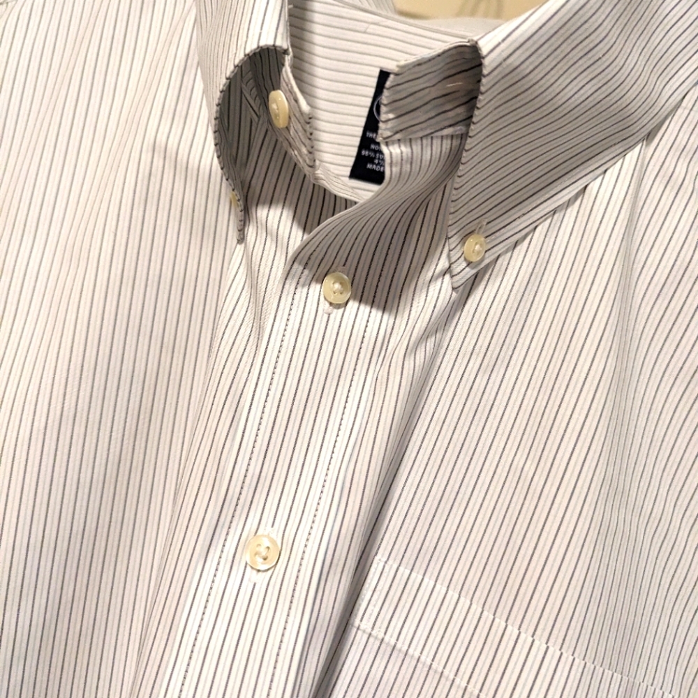 Brooks Bros 19 36/37 mens dress shirt LS